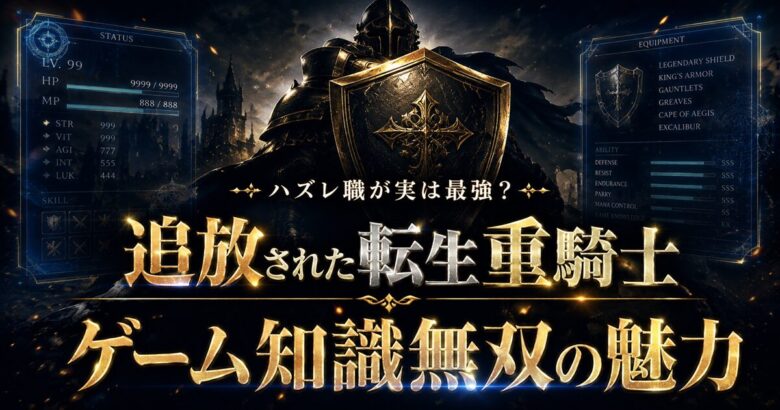 追放された転生重騎士はゲーム知識で無双するは面白い？魅力まとめ