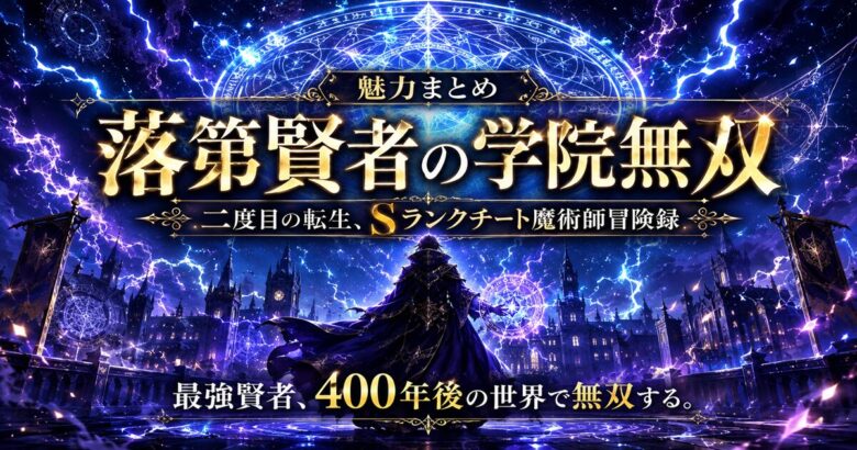 落第賢者の学院無双は面白い？魅力まとめ 2026年夏アニメ化