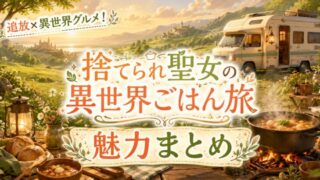 捨てられ聖女の異世界ごはん旅は面白い？魅力とあらすじ【2026夏アニメ】