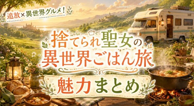 捨てられ聖女の異世界ごはん旅は面白い？魅力とあらすじ【2026夏アニメ】