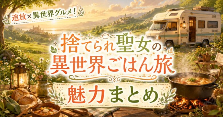捨てられ聖女の異世界ごはん旅は面白い？魅力とあらすじ【2026夏アニメ】