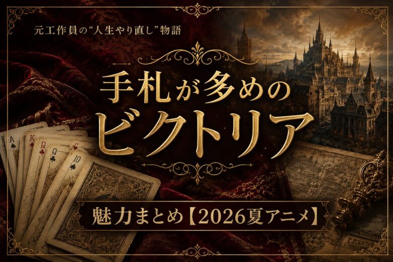 手札が多めのビクトリアは面白い？魅力まとめ【2026夏アニメ】