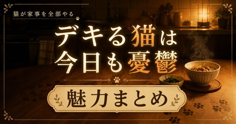 デキる猫は今日も憂鬱は面白い？魅力とキャラを解説【癒し系】