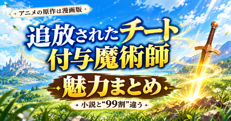 追放されたチート付与魔術師は気ままなセカンドライフを謳歌する。 魅力まとめ アイキャッチ