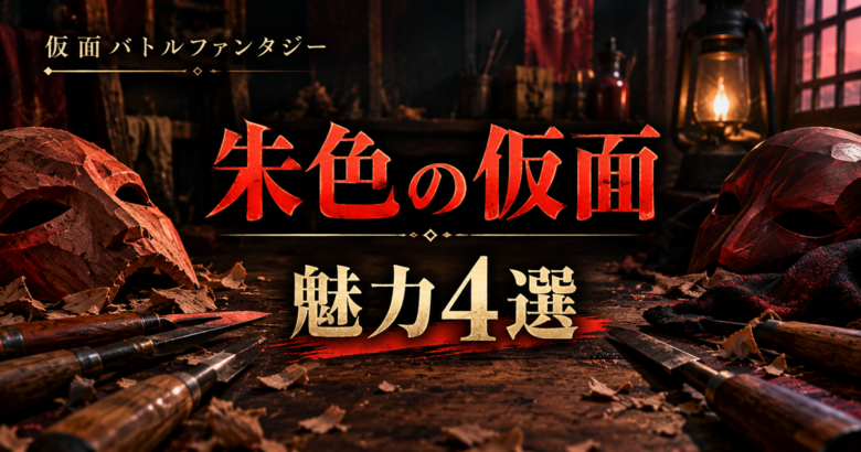 朱色の仮面 魅力4選