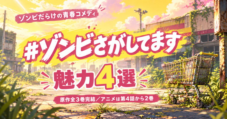 #ゾンビさがしてます 魅力4選