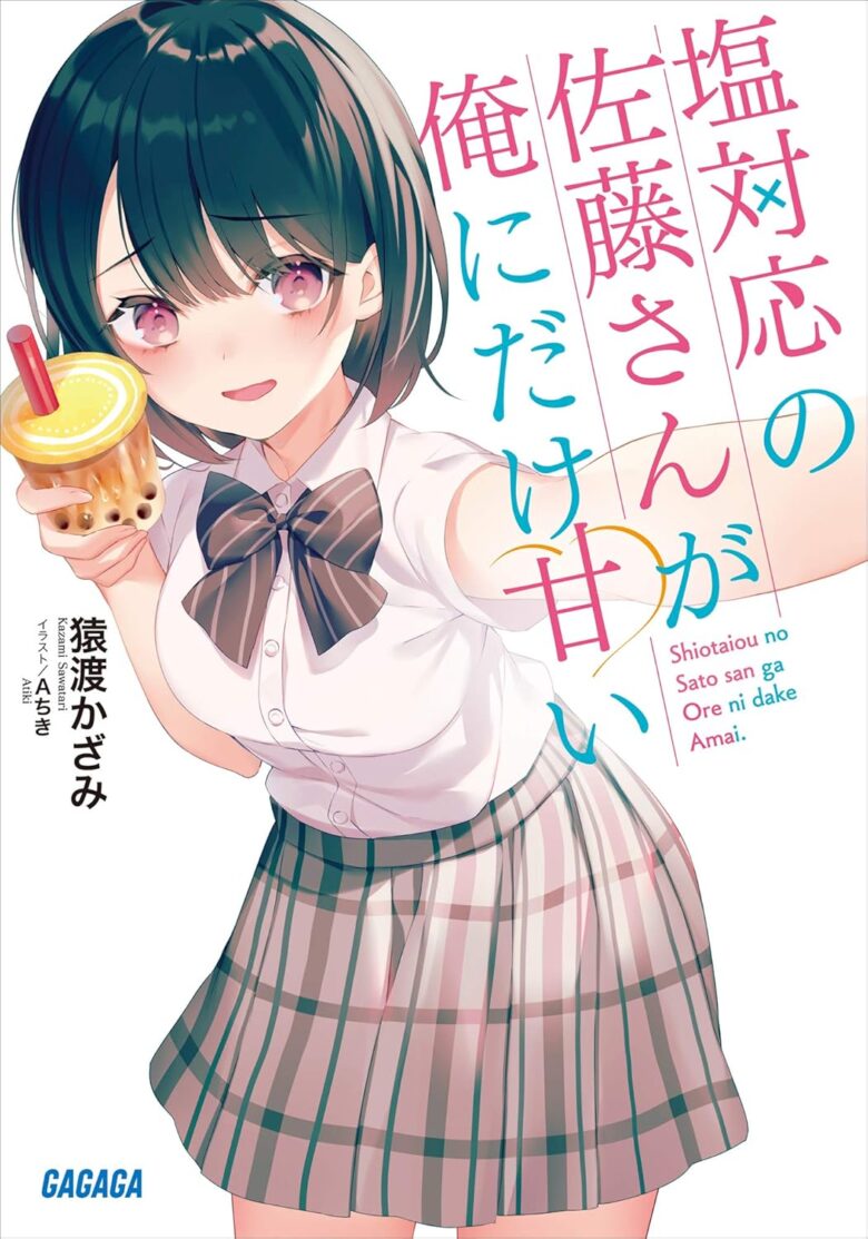 塩対応の佐藤さんが俺にだけ甘い 小説 1巻 表紙