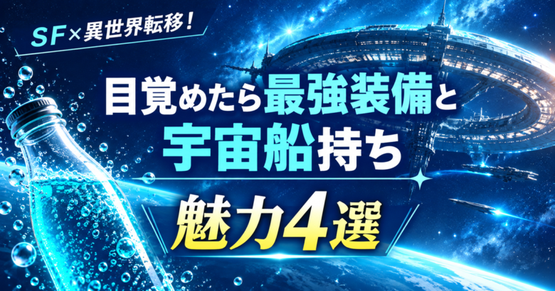 目覚めたら最強装備と宇宙船持ちだったので 魅力4選 アイキャッチ